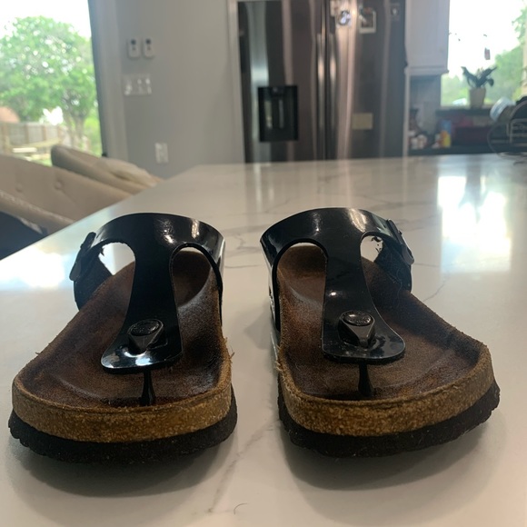Shoes - Birkenstocks Gizeh Black Thong‎ Sandal Black Size 7 -7.5